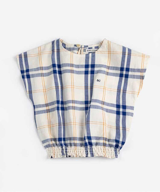 Fun Tartan 兒童短袖襯衫