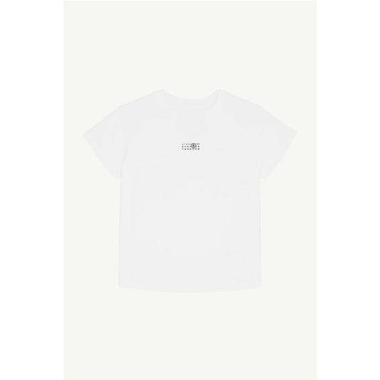 MM6 【エムエムシックス】 Numericコットンジャージー Tシャツ WHITE (S52GC0327S24312101) (S52GC0327S24312101)