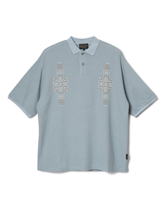 EMB SLATE BLUE POLO衫【LAUREL GROVE】