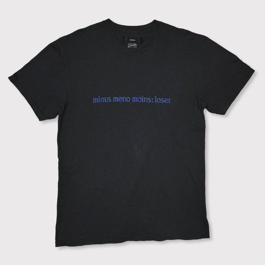 MINUS | マイナス Bootleg Tee (LOSER) 5YEARS BLACK (M-P1-BG4) (M-P1-BG4)