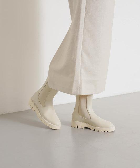 『堀田真由さん著用』『輕量鞋底採用』卡其色高筒靴