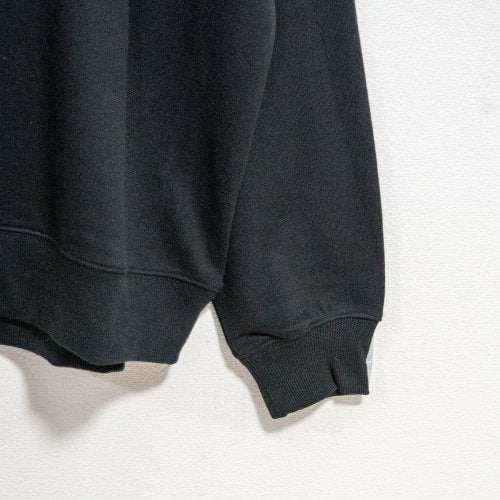 藍精靈 刺繡毛圈圓領 衛衣 黑色【特價】 (CT6487BK)