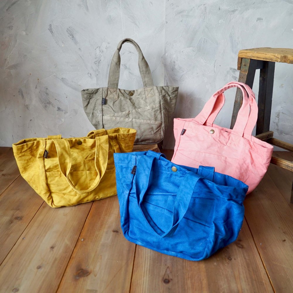 日常手提包/4種顏色/三河織物 圍裙帆布