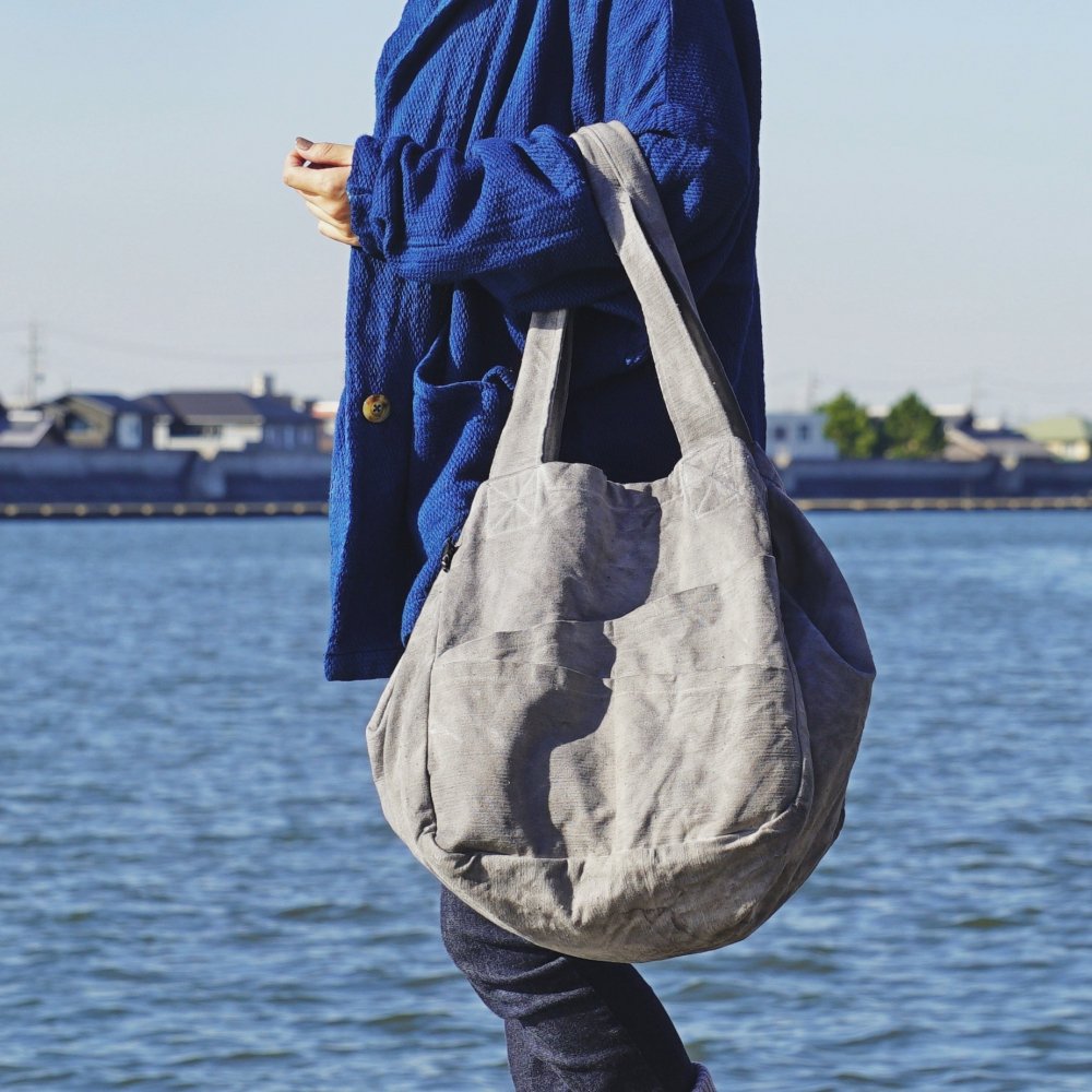 2向手提包/2種顏色/三河織物 圍裙帆布