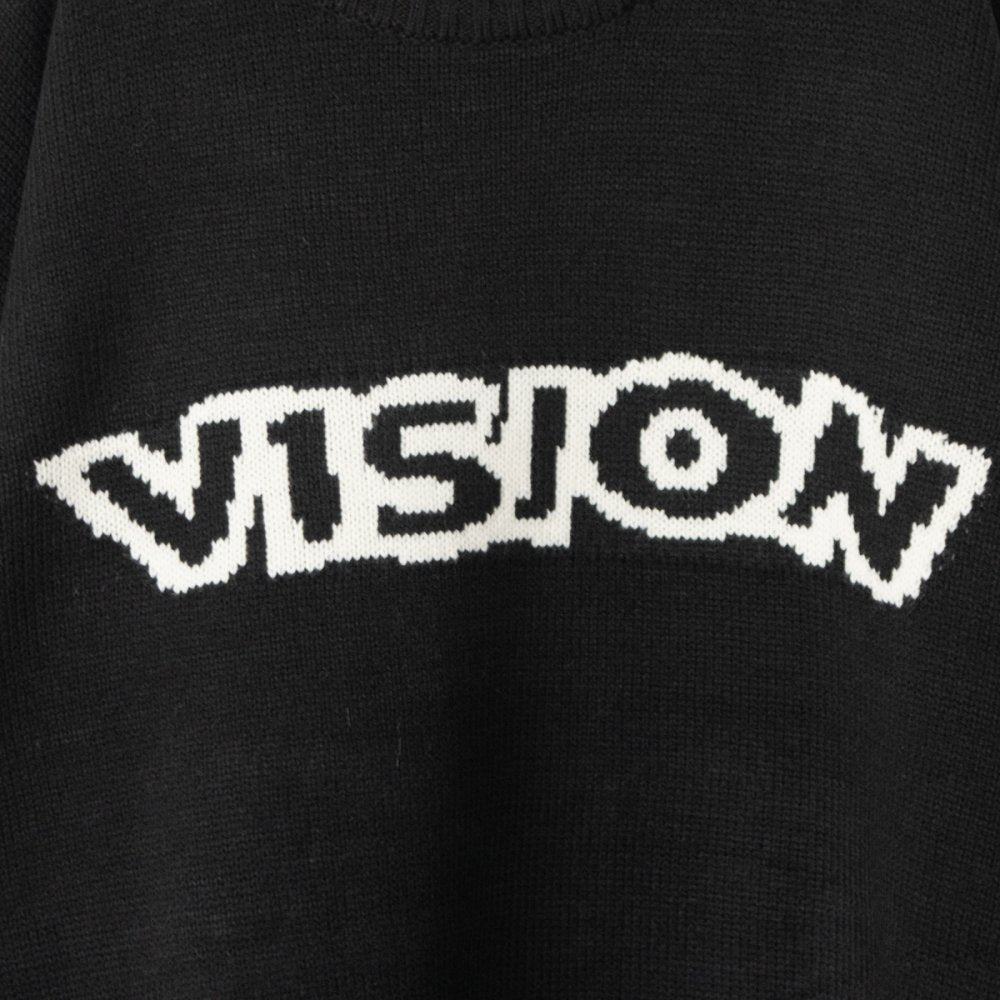 VISION STREET WEAR x 貝蒂·布普 提花針織衫 黑色 (CT6993BK)