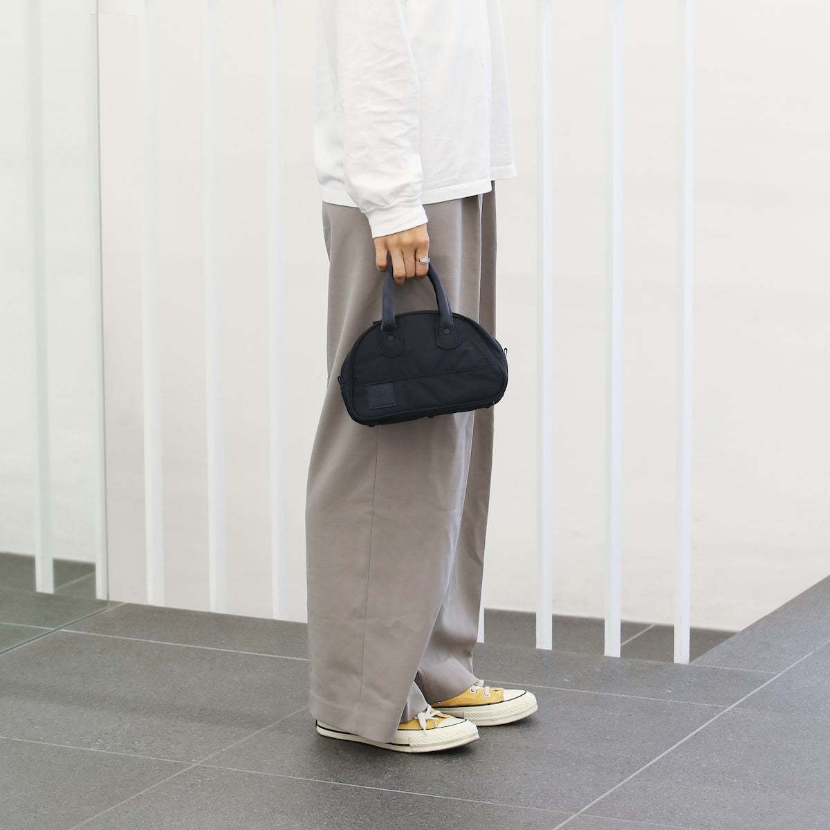 MASTER NAVY 2WAY BOSTON BAG (XS)