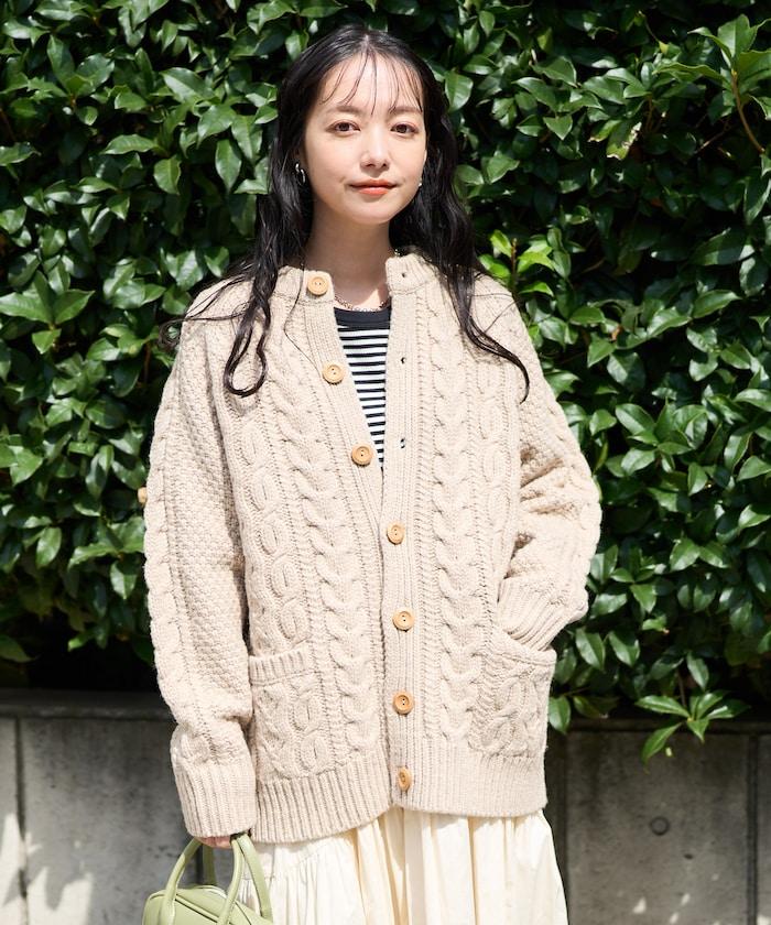 漁夫編織開衫
