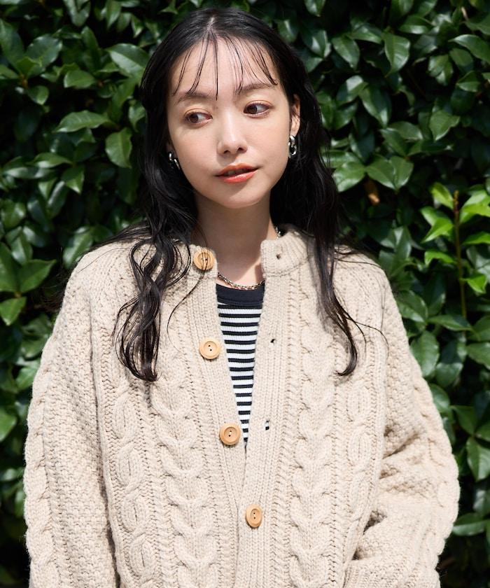 漁夫編織開衫