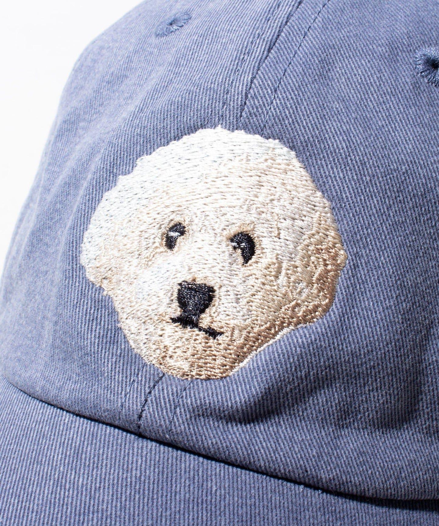 【GLOSTER】清洗後的狗刺繡帽