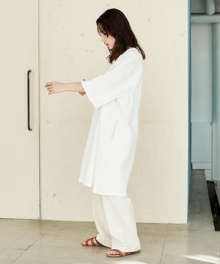 大尺寸T恤短袖迷你連衣裙