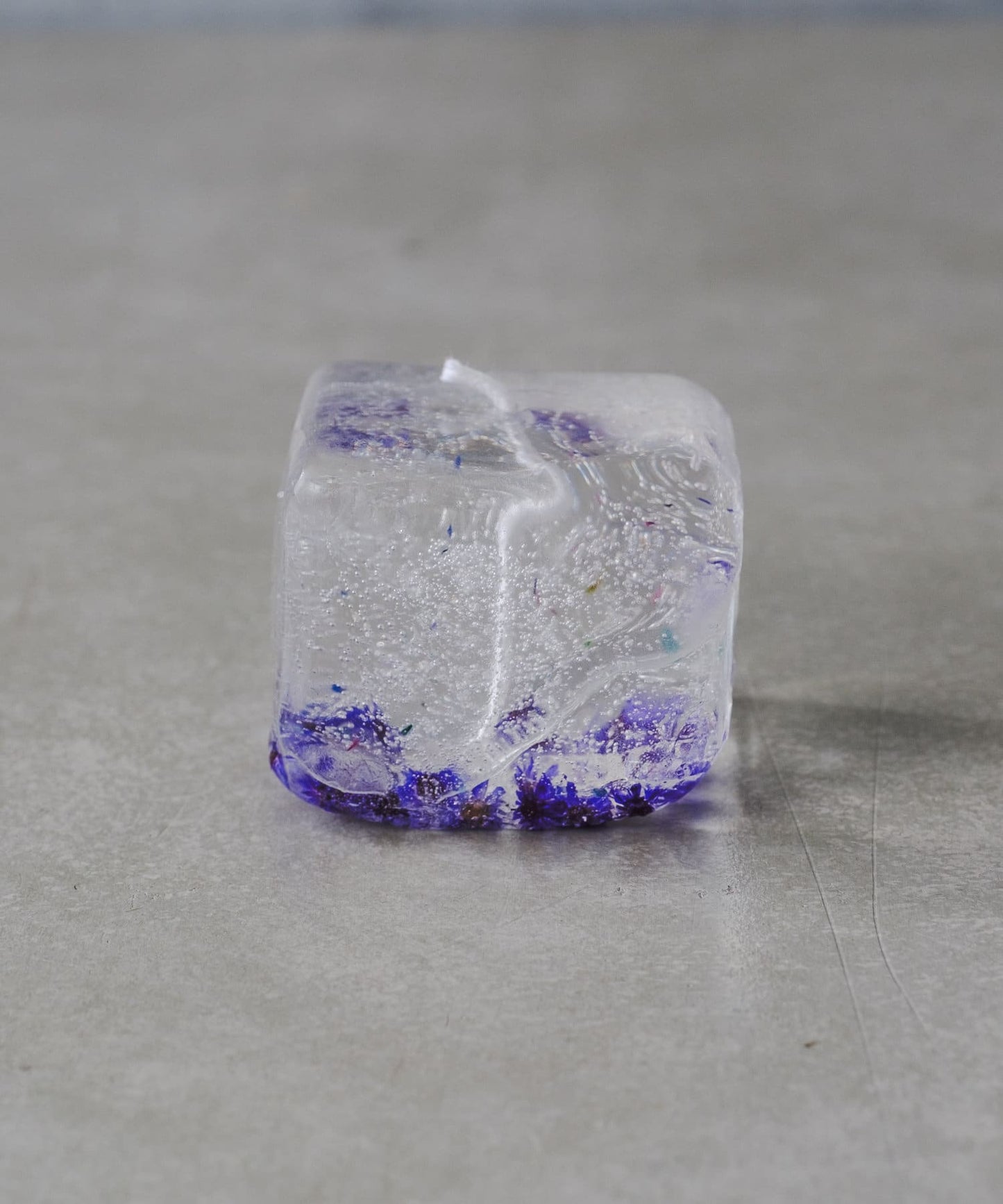 透明花蠟燭