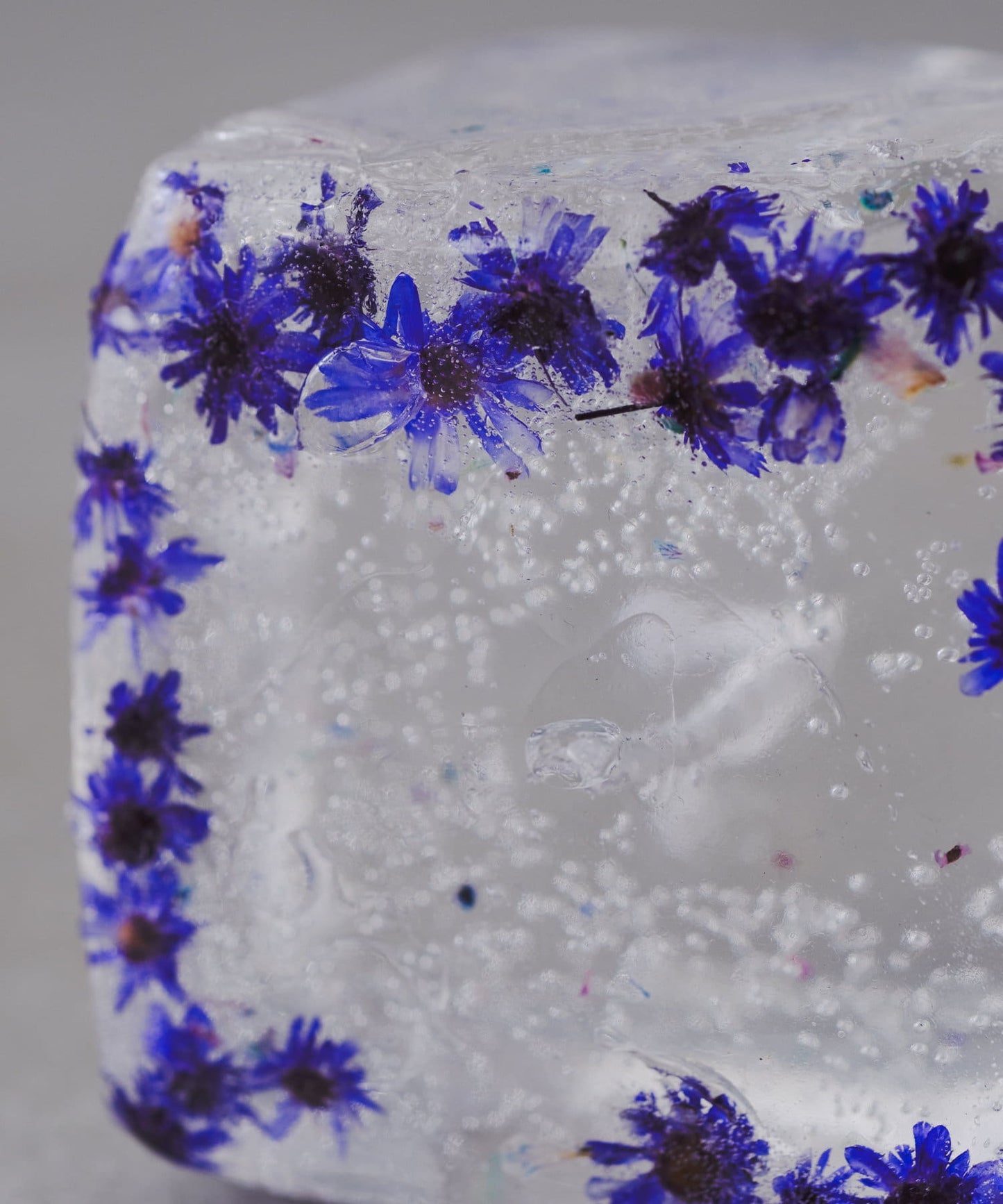 透明花蠟燭