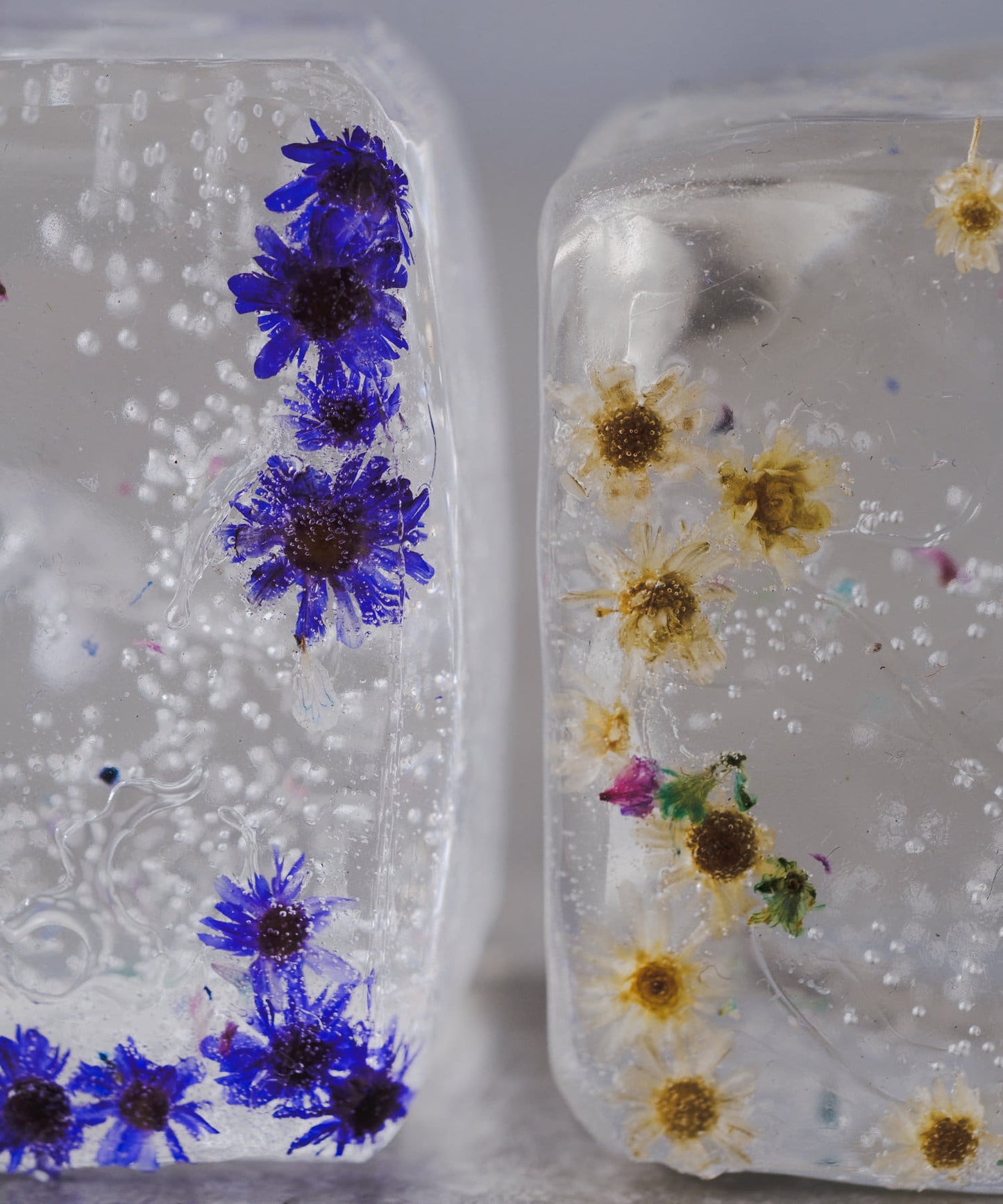 透明花蠟燭