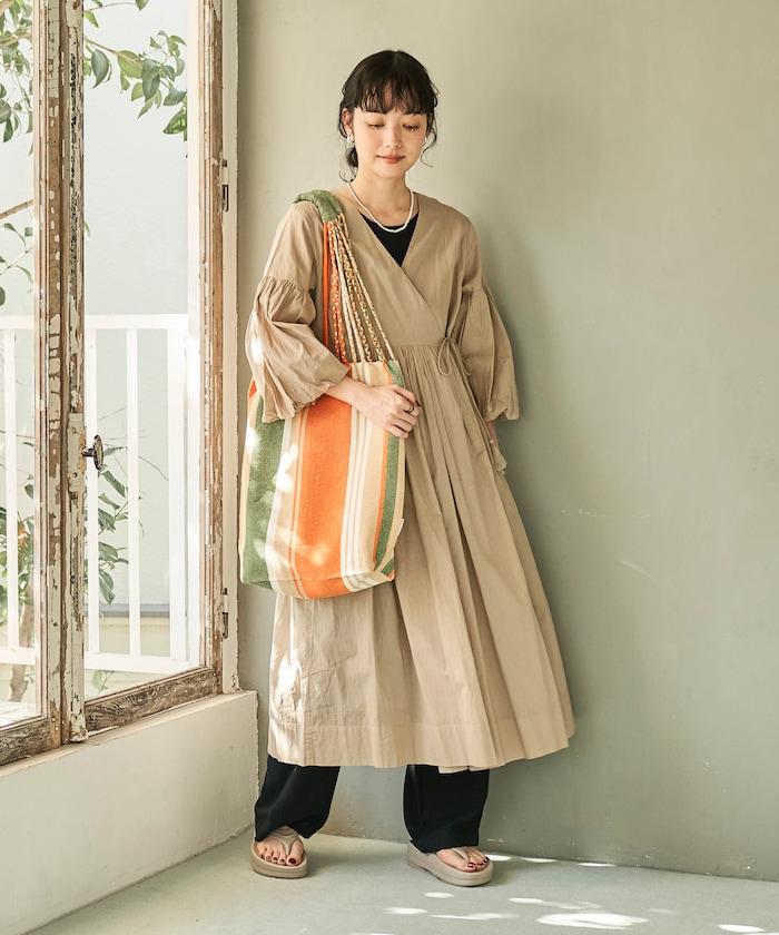 印度風格 長袖連衣裙