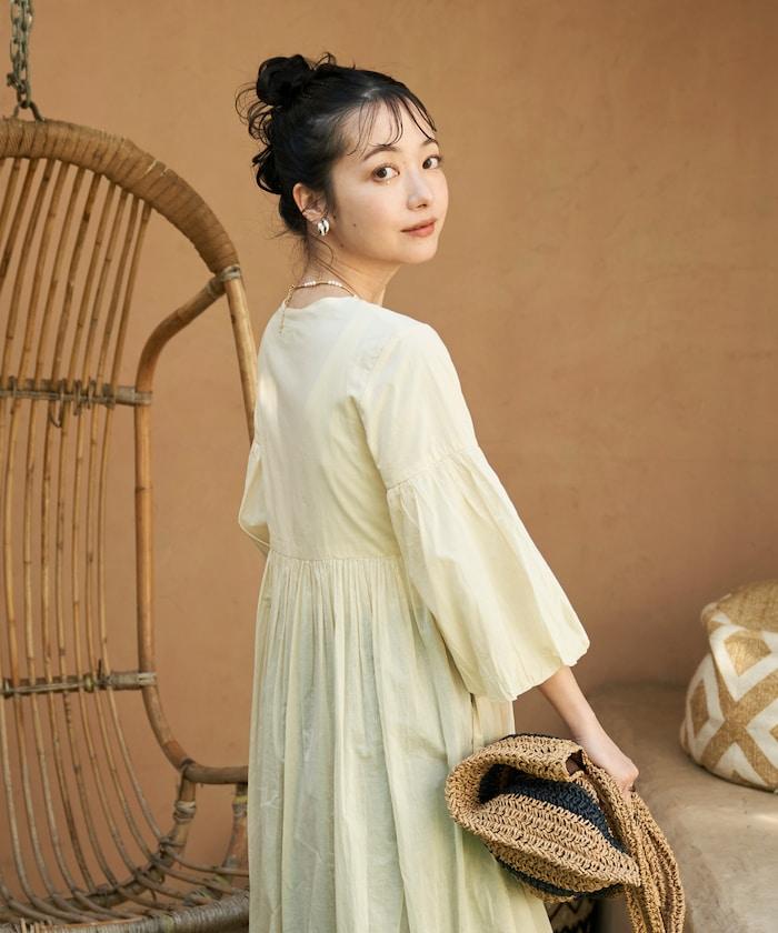 印度風格 長袖連衣裙