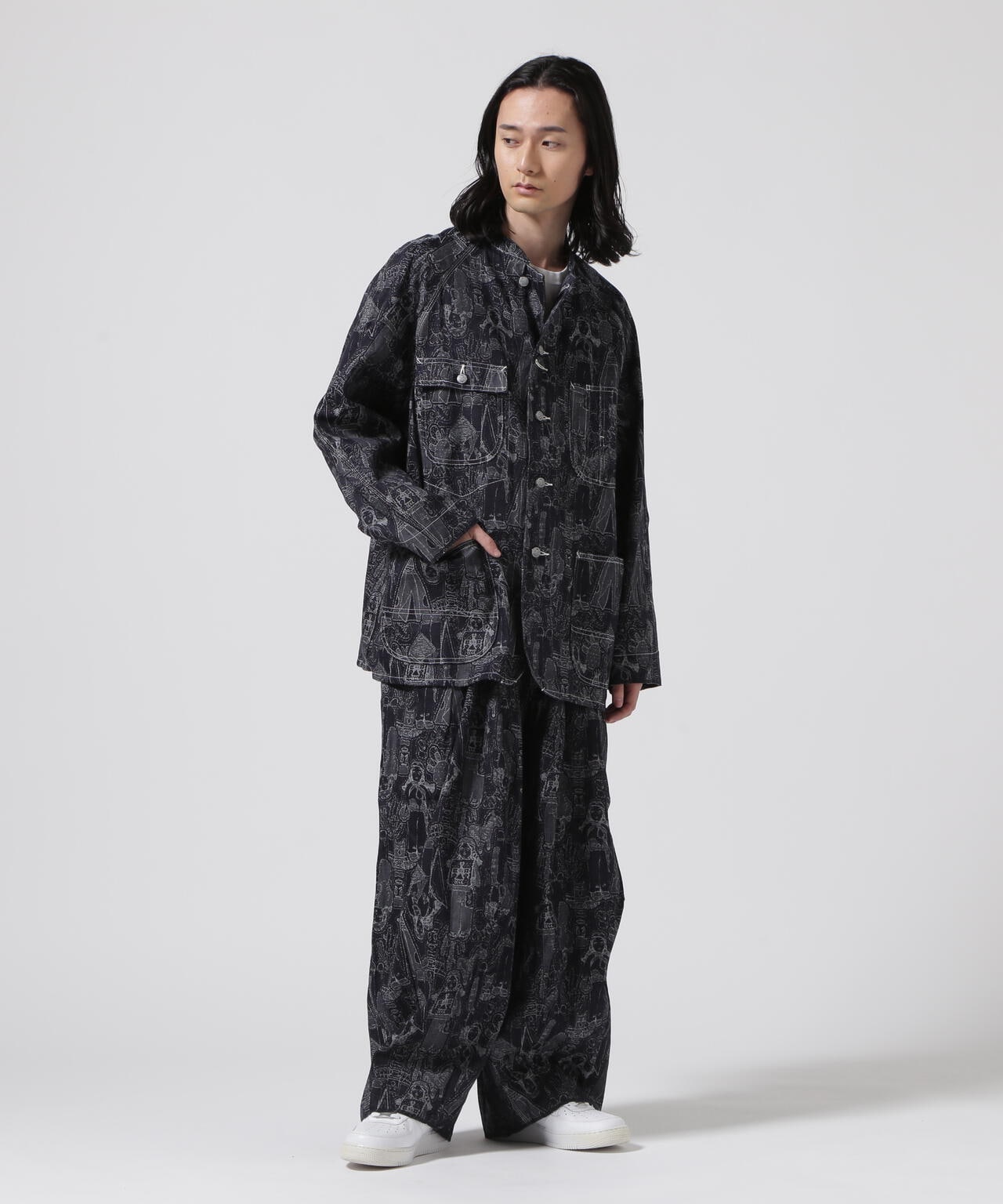 NEEDLES / H.D. PANT - PAINTER / 7OZ DENIM / NATIVE AMERICAN DOLL JQ.