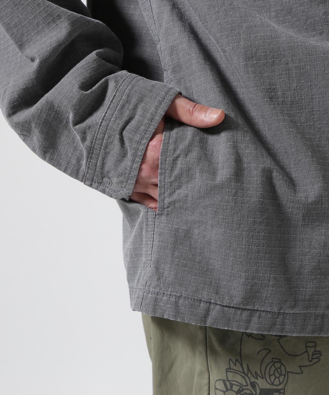 《直營店限定》PIGMENT ZIP UP JACKET / 顏料拉鍊夾克 / AVIREX / 阿維雷克斯