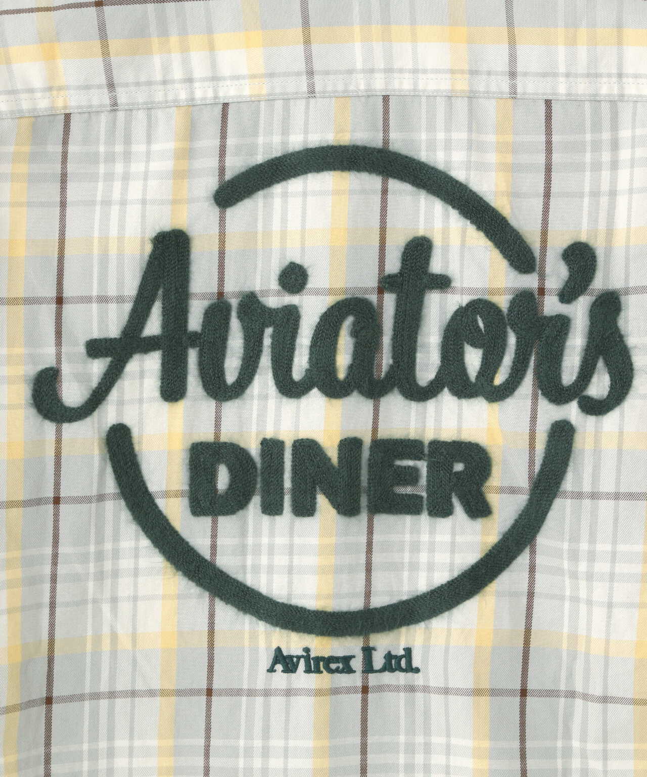 L/S CHECK WORK SHIRT Aviators Diner / 長袖格子工作襯衫 飛行員餐廳