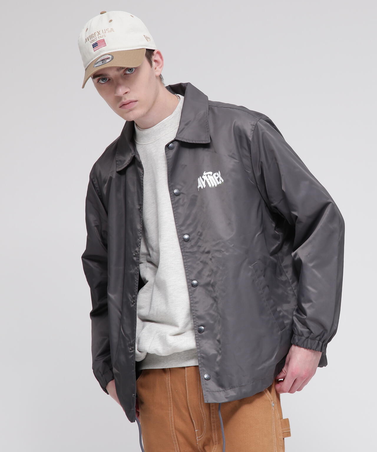 《直營店限定》TAGGING DESIGN COACH JACKET / 標籤設計教練夾克