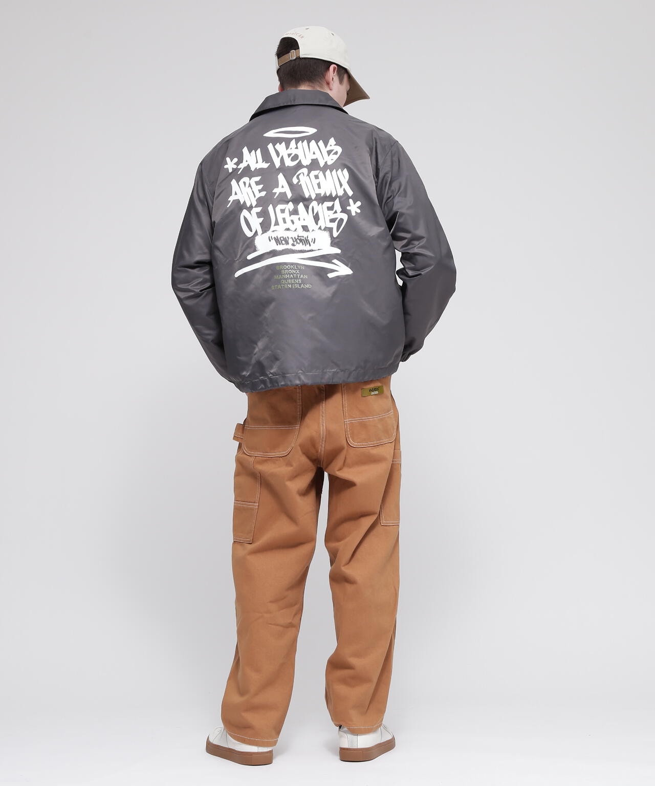 《直營店限定》TAGGING DESIGN COACH JACKET / 標籤設計教練夾克