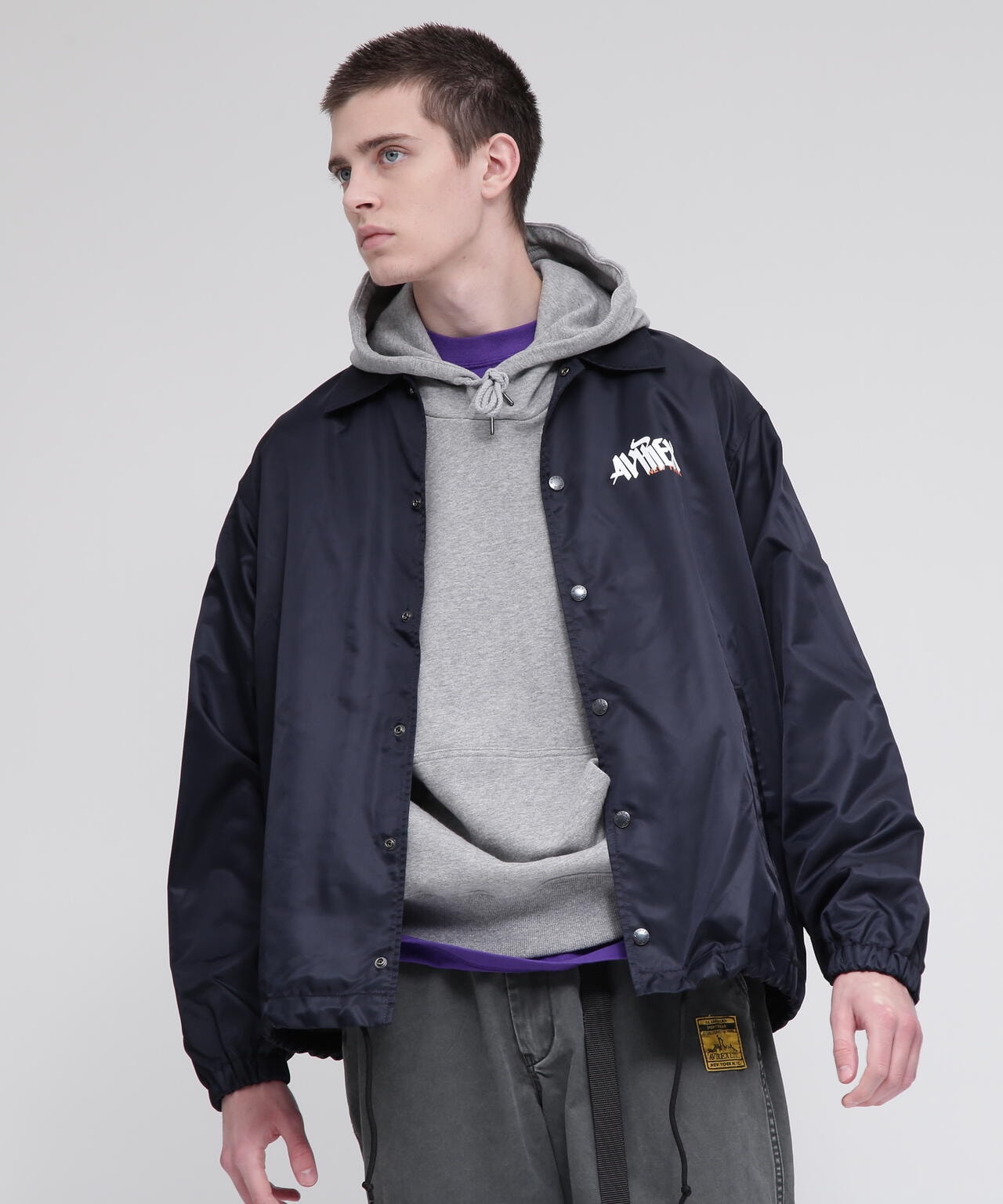 《直營店限定》TAGGING DESIGN COACH JACKET / 標籤設計教練夾克