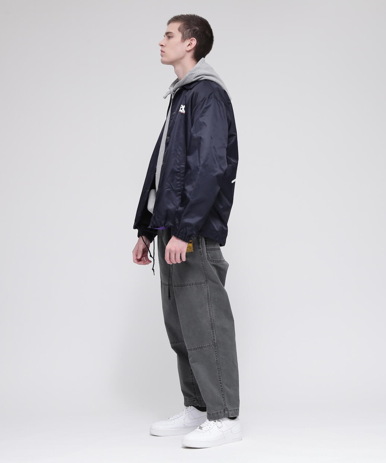 《直營店限定》TAGGING DESIGN COACH JACKET / 標籤設計教練夾克