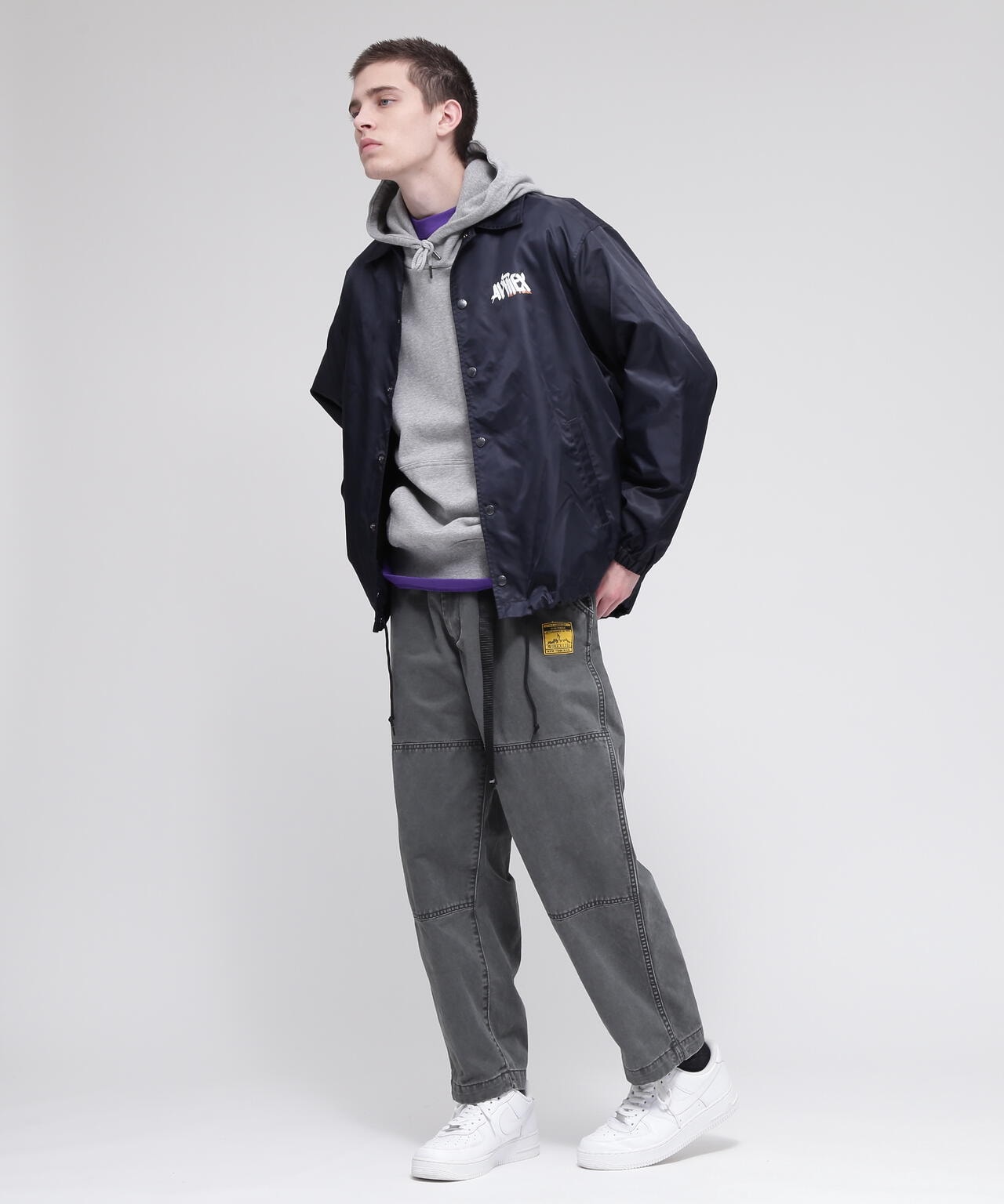 《直營店限定》TAGGING DESIGN COACH JACKET / 標籤設計教練夾克