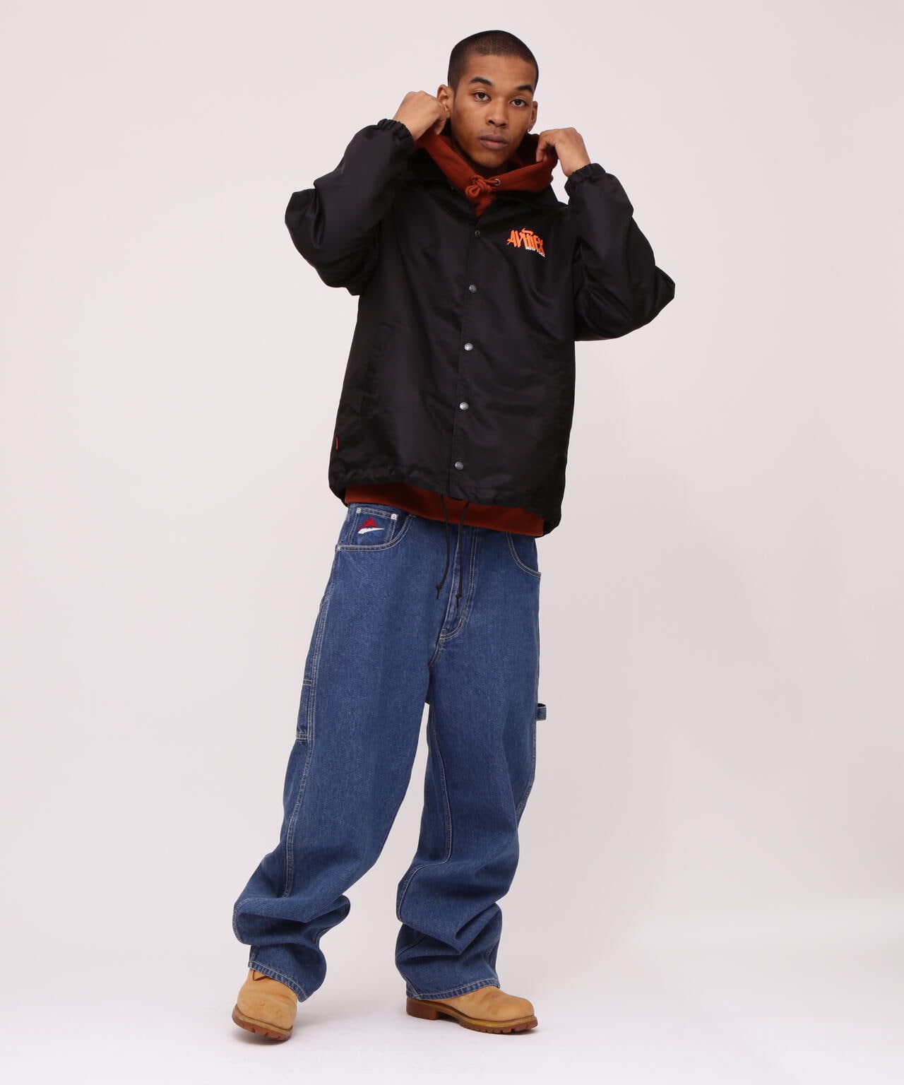 《直營店限定》TAGGING DESIGN COACH JACKET / 標籤設計教練夾克
