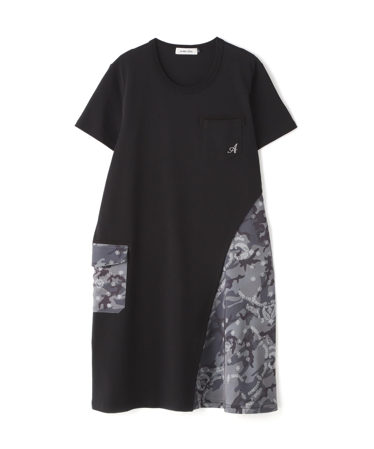 CAMO×BANDANA PRINT ONEPIECE/ 迷彩×頭巾印花連衣裙