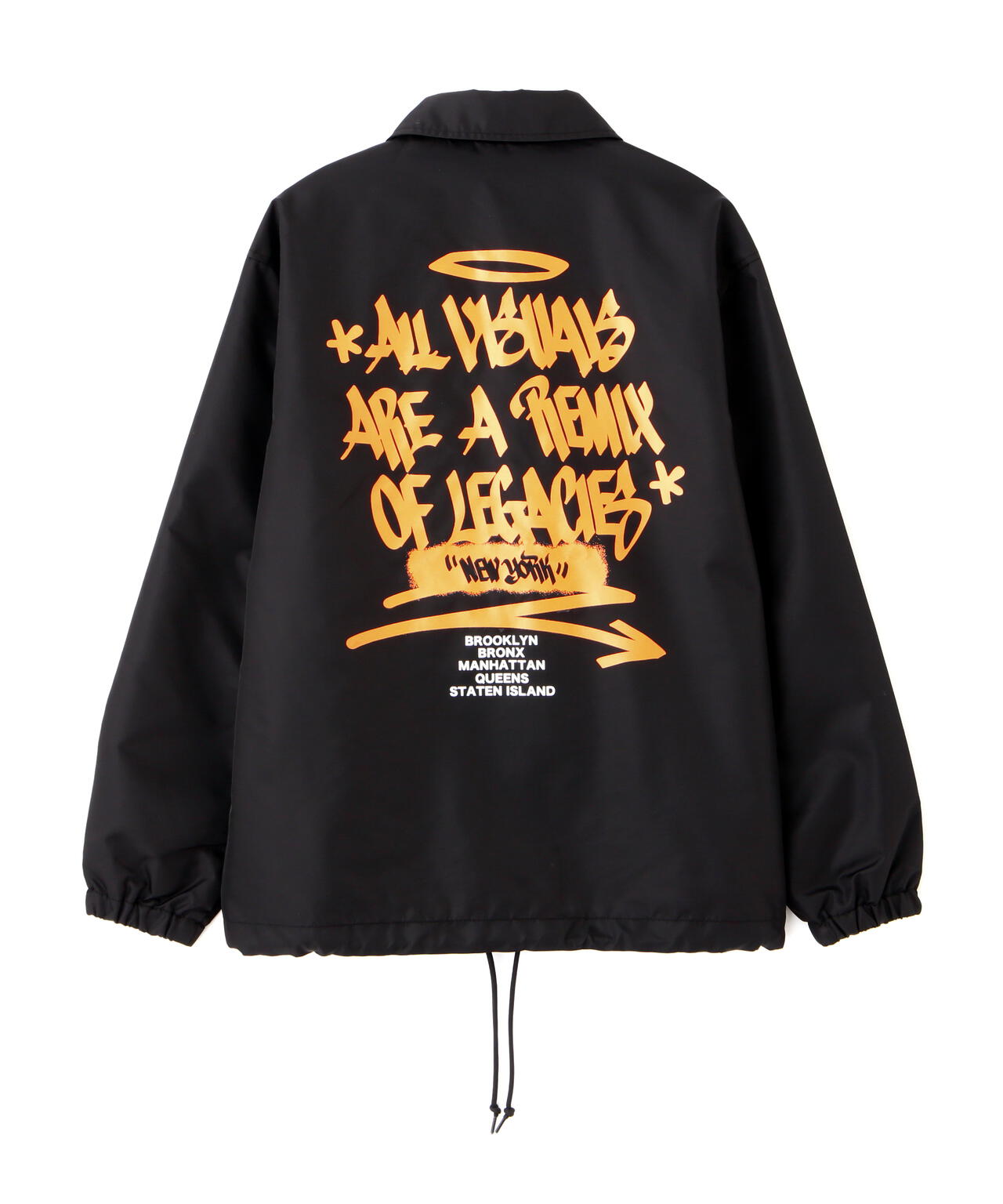 《直營店限定》TAGGING DESIGN COACH JACKET / 標籤設計教練夾克
