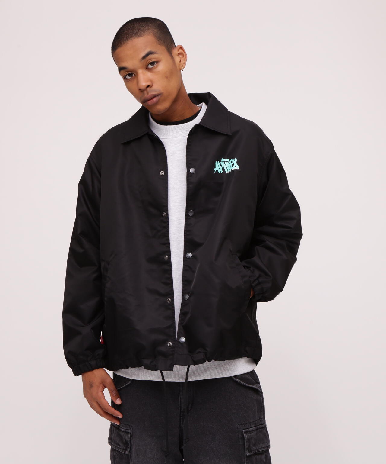 《直營店限定》TAGGING DESIGN COACH JACKET / 標籤設計教練夾克