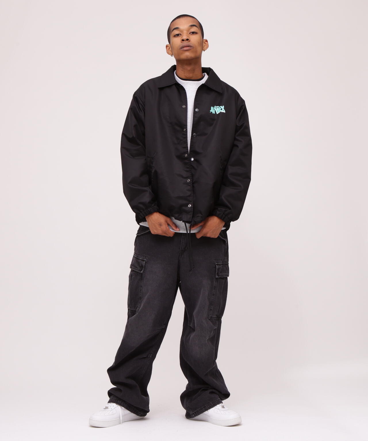 《直營店限定》TAGGING DESIGN COACH JACKET / 標籤設計教練夾克