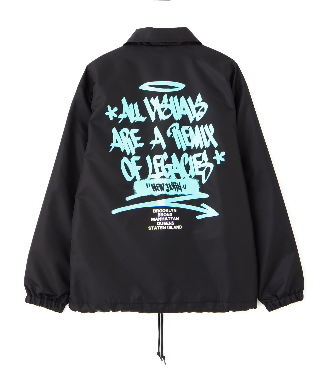 《直營店限定》TAGGING DESIGN COACH JACKET / 標籤設計教練夾克