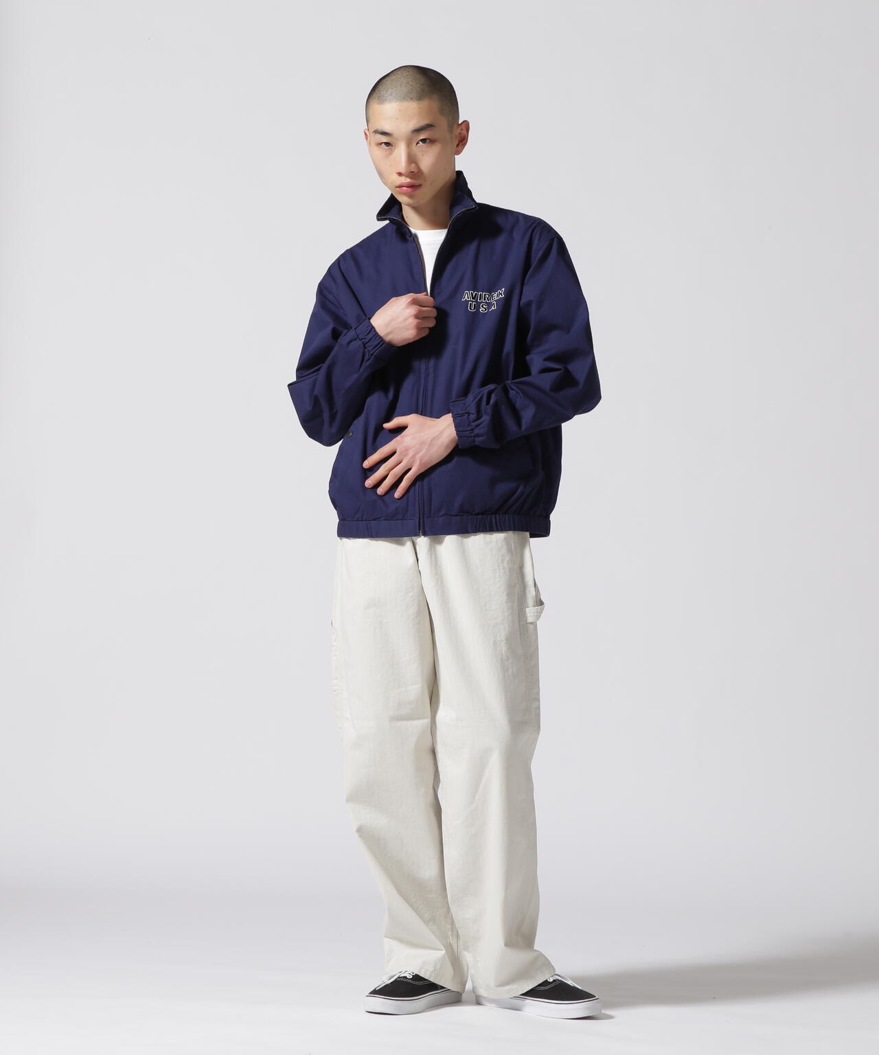 《&DEPOT限定》人字斜紋寬鬆工裝褲 / HERRINGBONE EASY PAINTER PANTS
