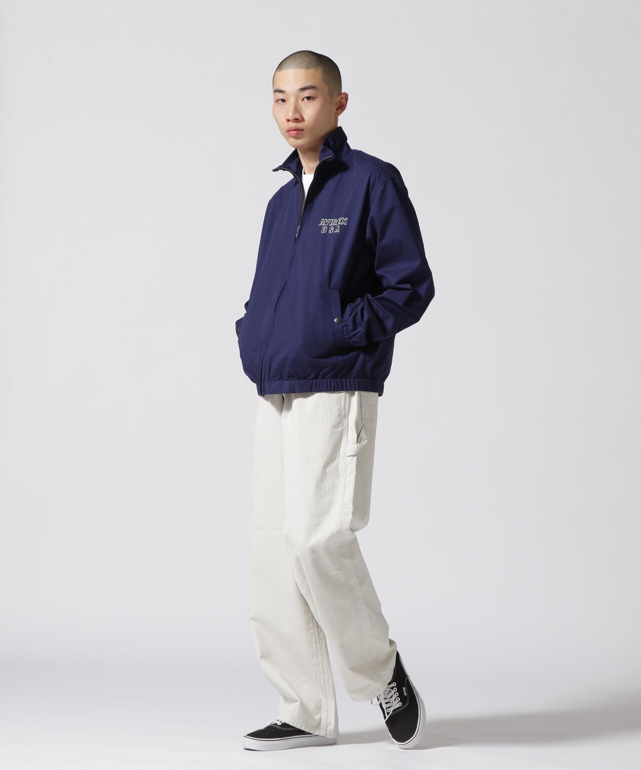 《&DEPOT限定》人字斜紋寬鬆工裝褲 / HERRINGBONE EASY PAINTER PANTS