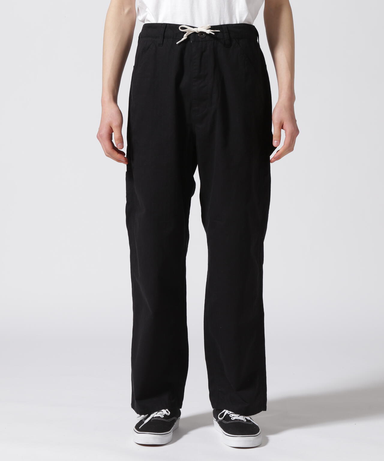 《&DEPOT限定》人字斜紋寬鬆工裝褲 / HERRINGBONE EASY PAINTER PANTS