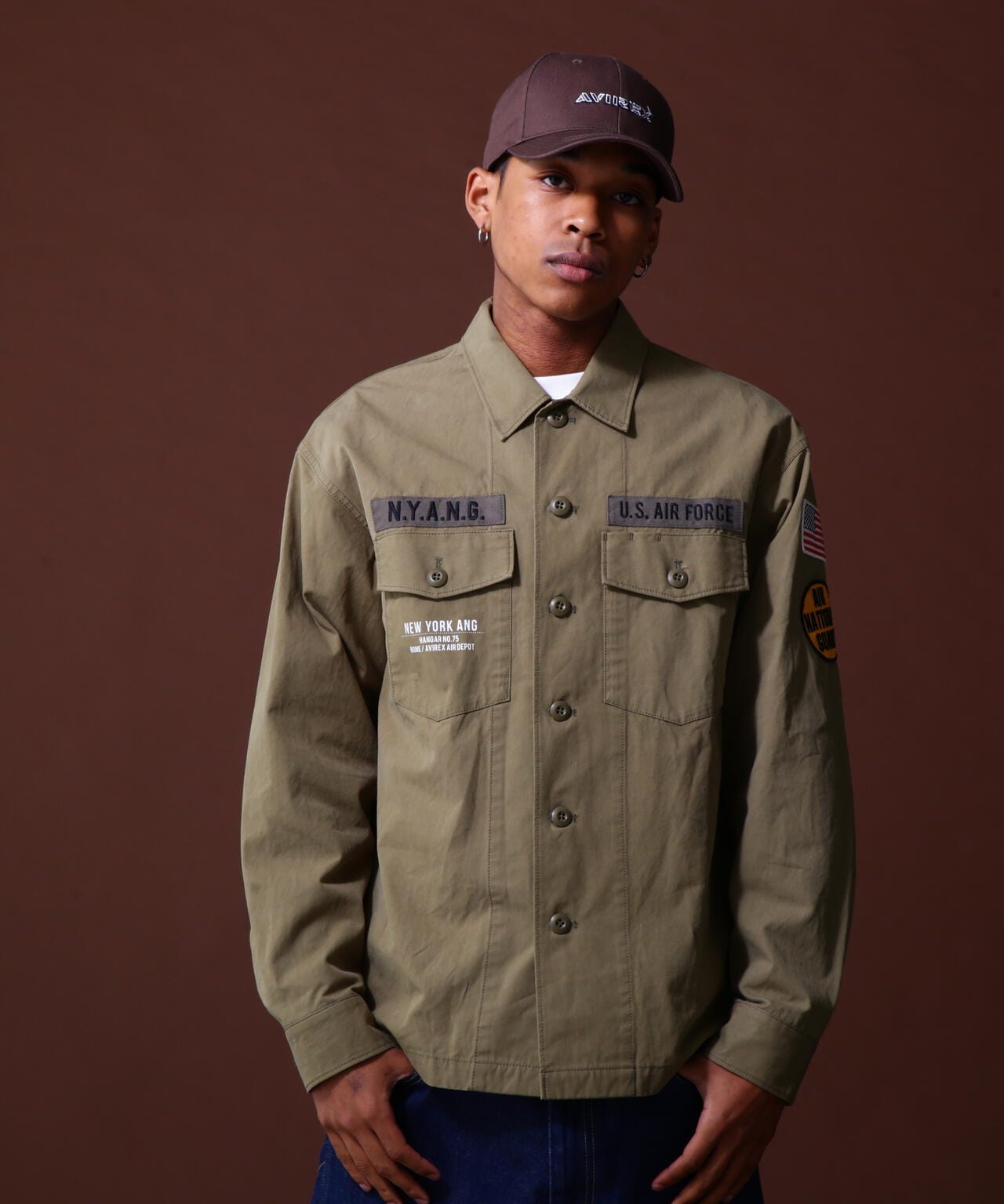 《COLLECTION》UTILITY SHIRT AIR NATIONAL GUARD / 實用襯衫 空軍國民警衛隊 / ユーテ