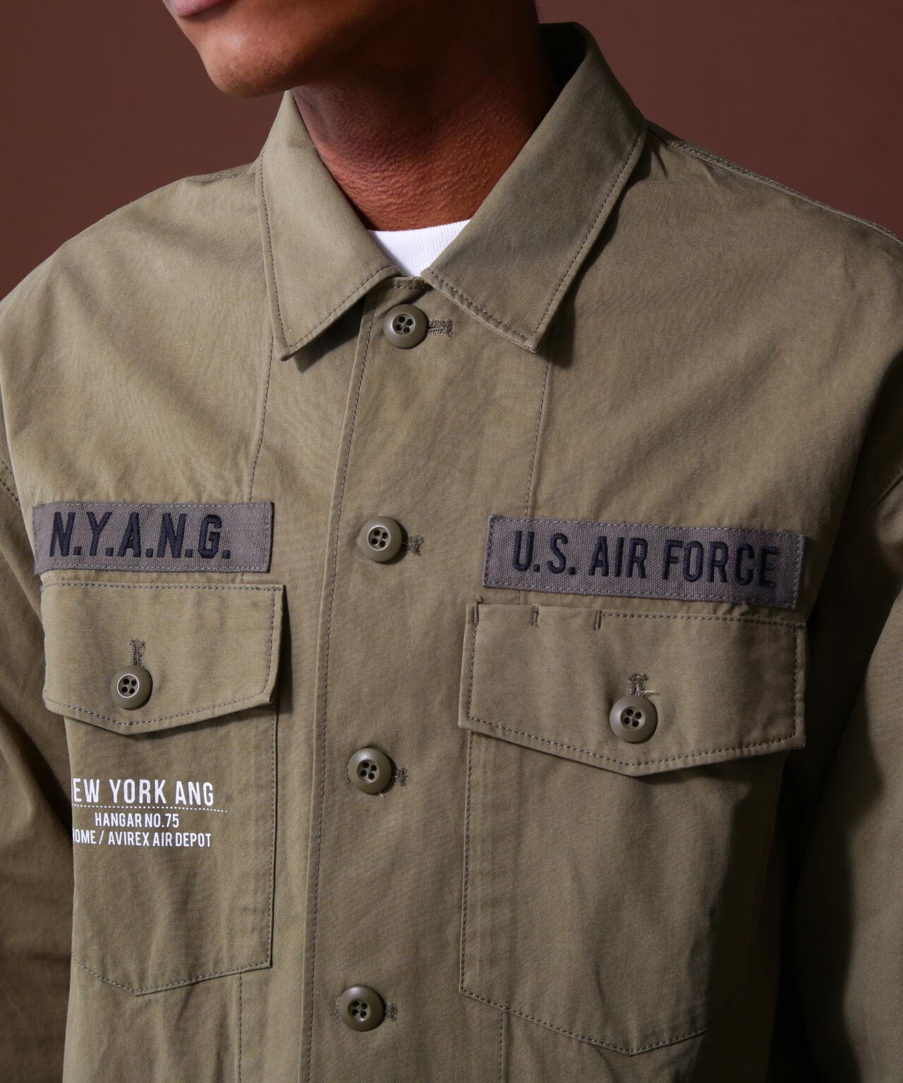 《COLLECTION》UTILITY SHIRT AIR NATIONAL GUARD / 實用襯衫 空軍國民警衛隊 / ユーテ