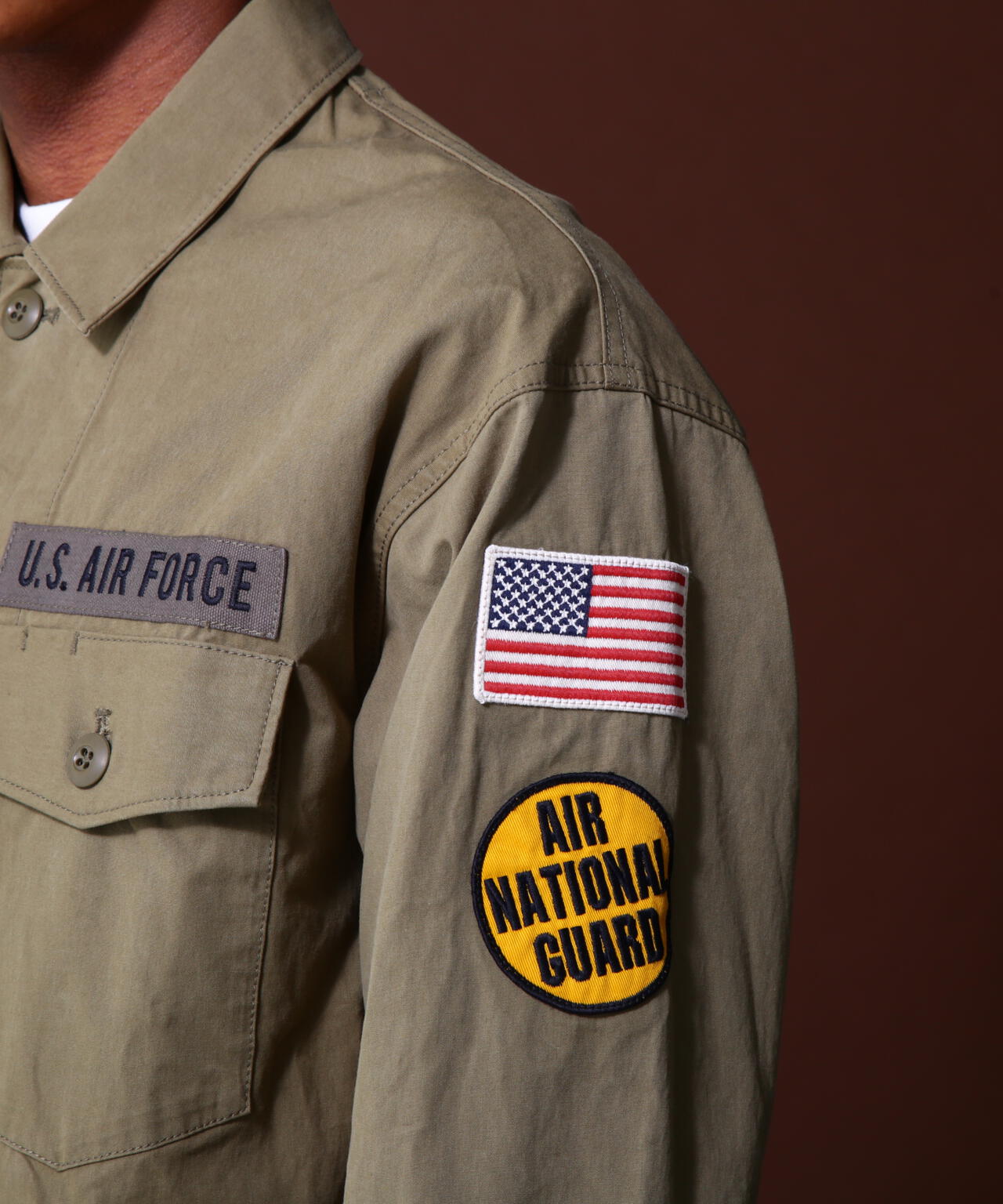 《COLLECTION》UTILITY SHIRT AIR NATIONAL GUARD / 實用襯衫 空軍國民警衛隊 / ユーテ