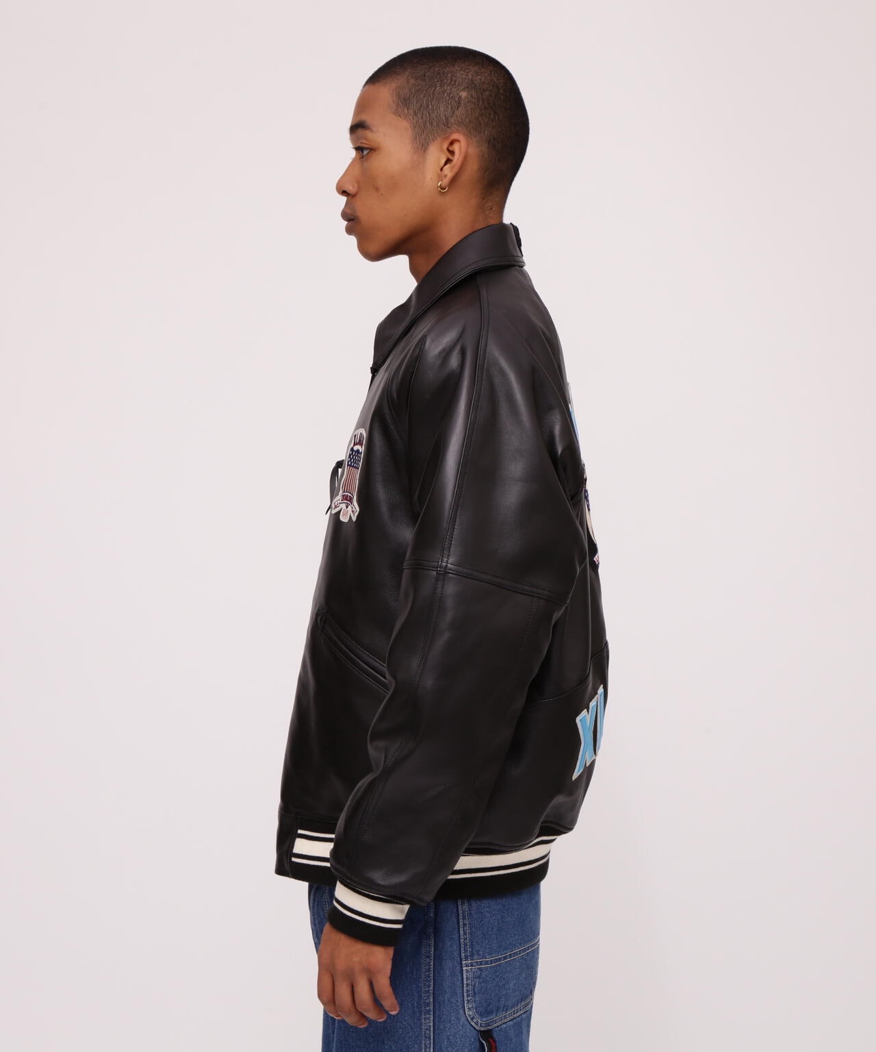 《AVIREX × XLARGE》SIGNATURE VARSITY JACKET / 簽名款棒球夾克