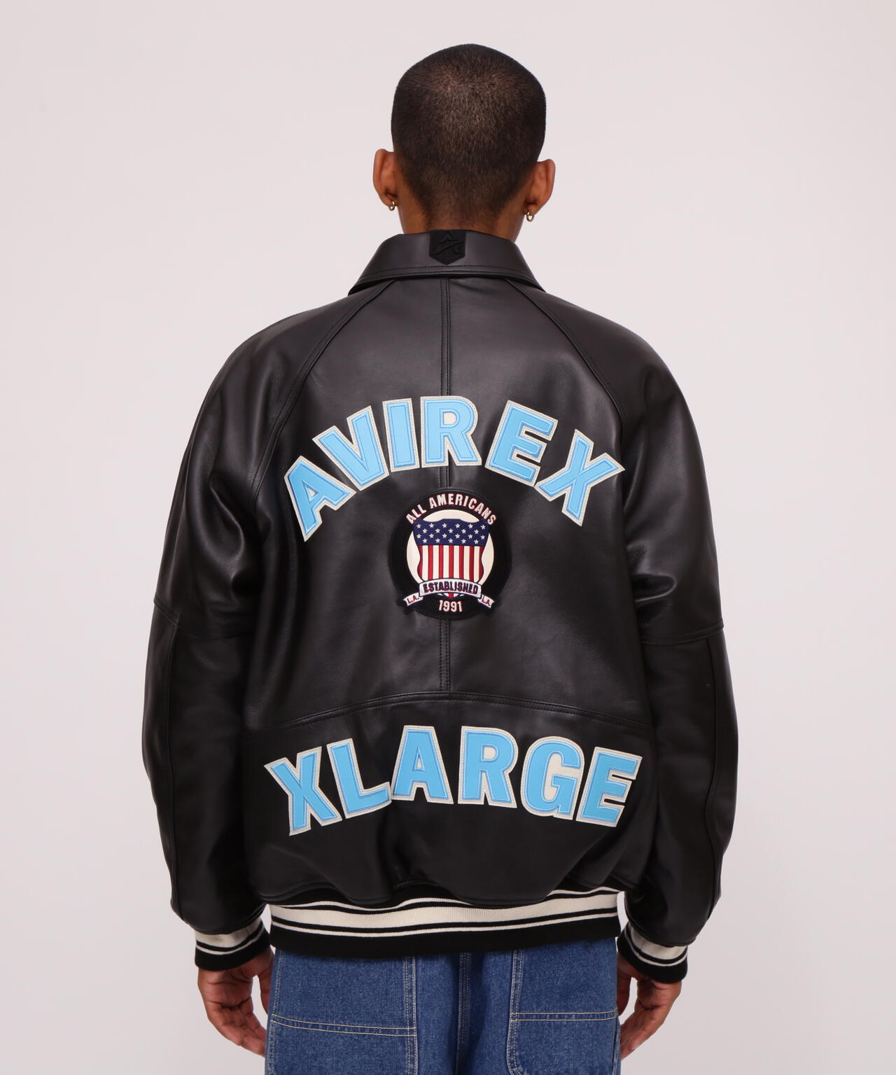 《AVIREX × XLARGE》SIGNATURE VARSITY JACKET / 簽名款棒球夾克