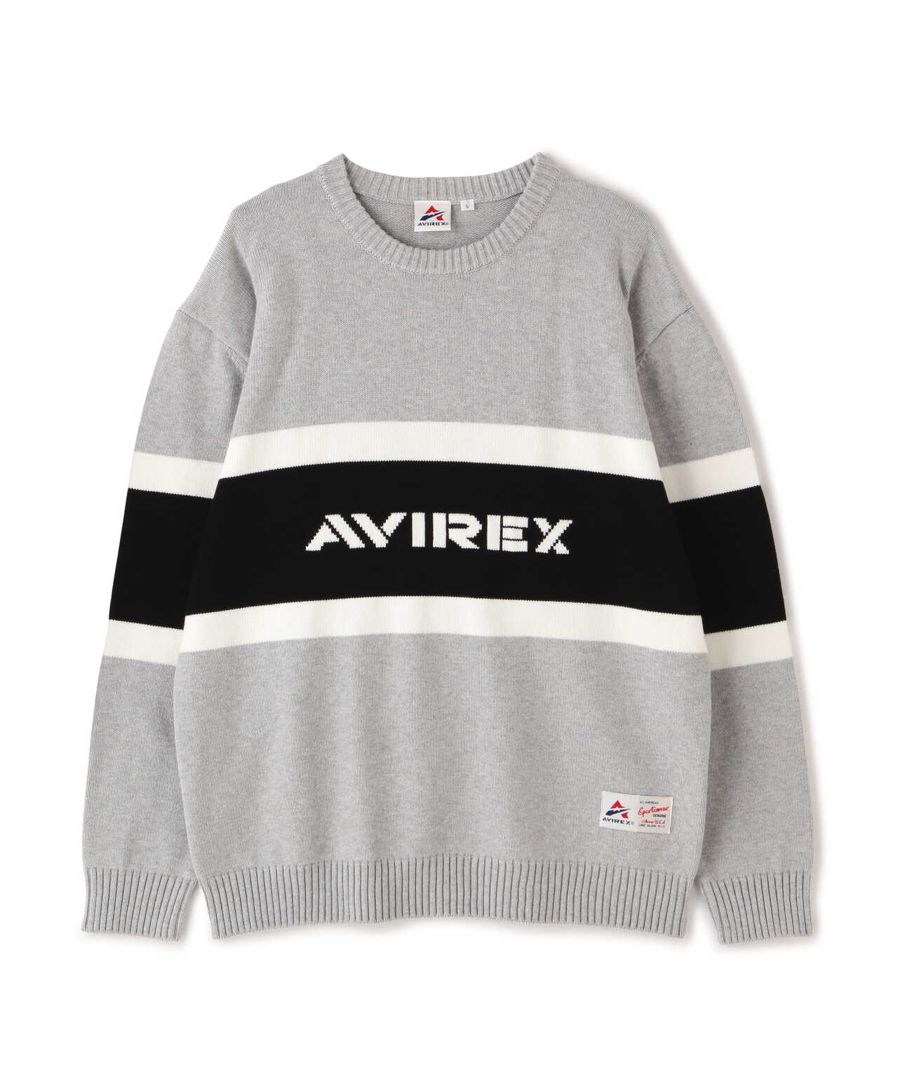 PANELLED BORDER LOGO KNIT / 面板邊框標誌針織衫