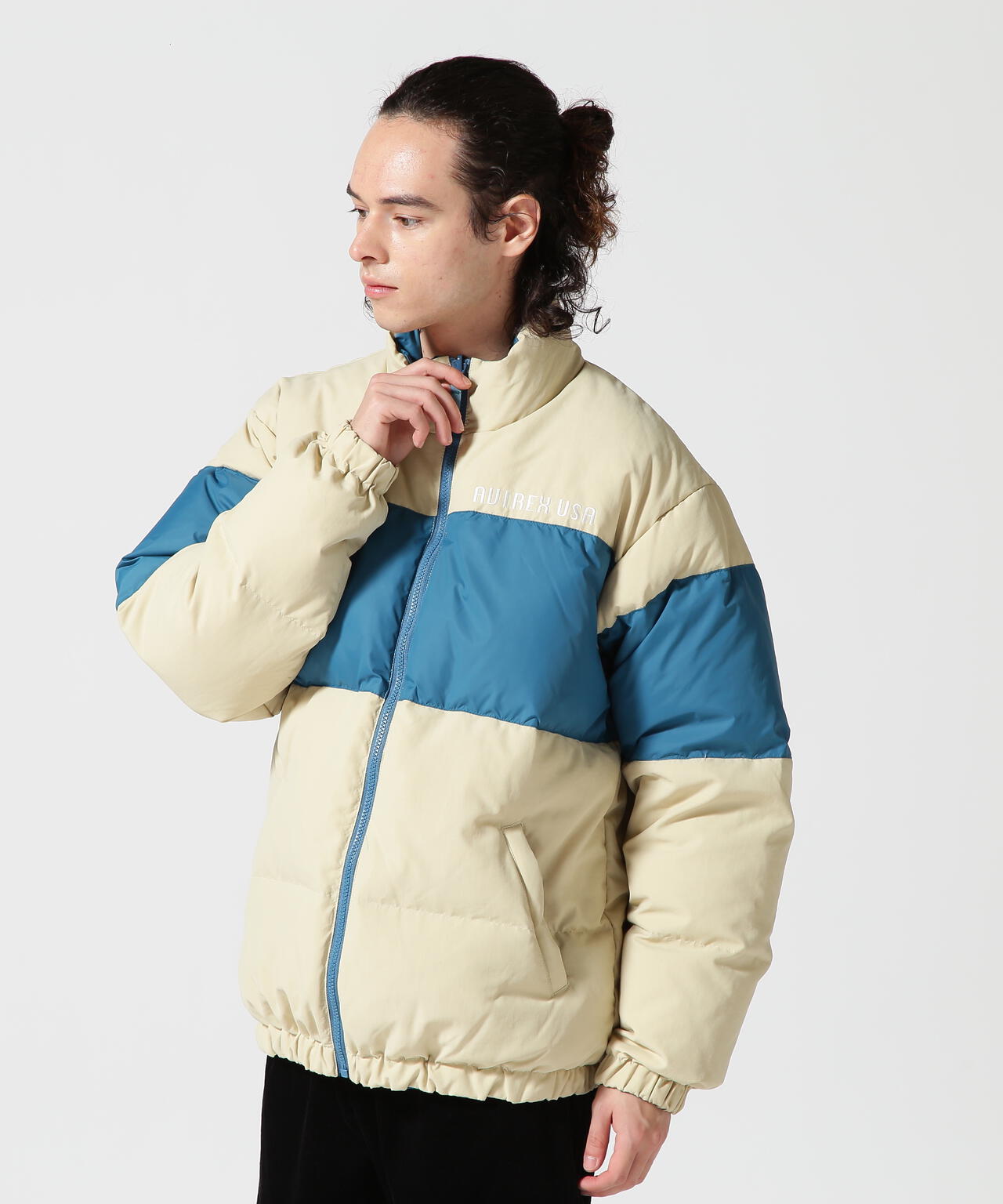 《&DEPOT限定》REVERSIBLE 2TONE DOWN JACKET
