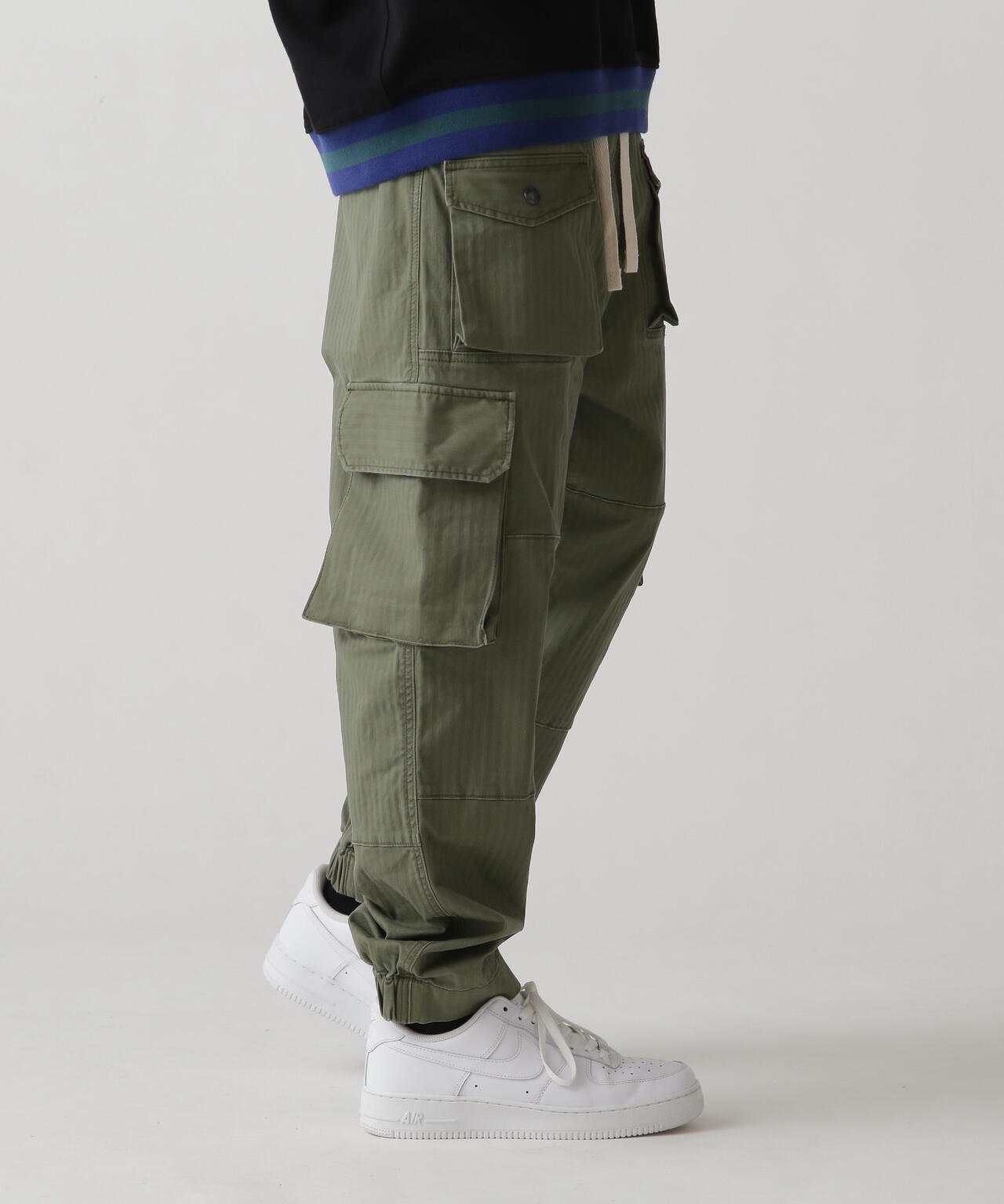 《AVIREX × EXPANSION》STRETCH BUSH CARGO PANTS / 伸縮布什口袋褲