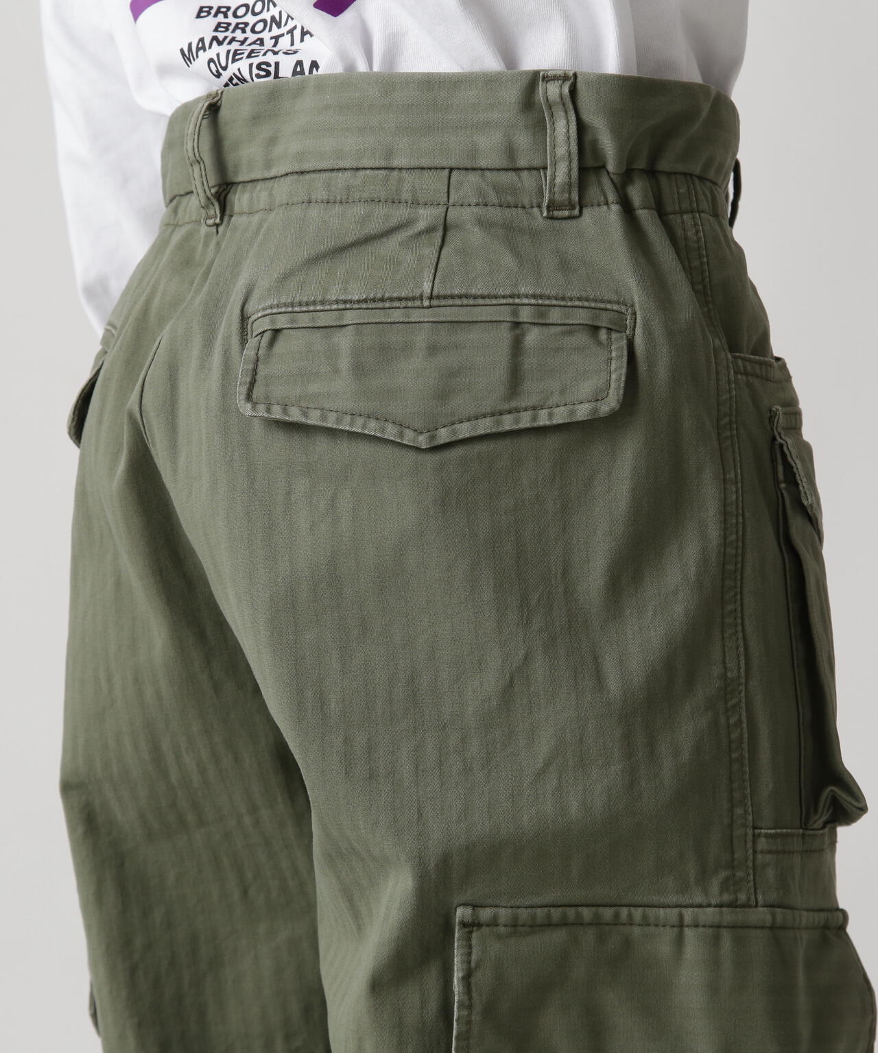 《AVIREX × EXPANSION》STRETCH BUSH CARGO PANTS / 伸縮布什口袋褲