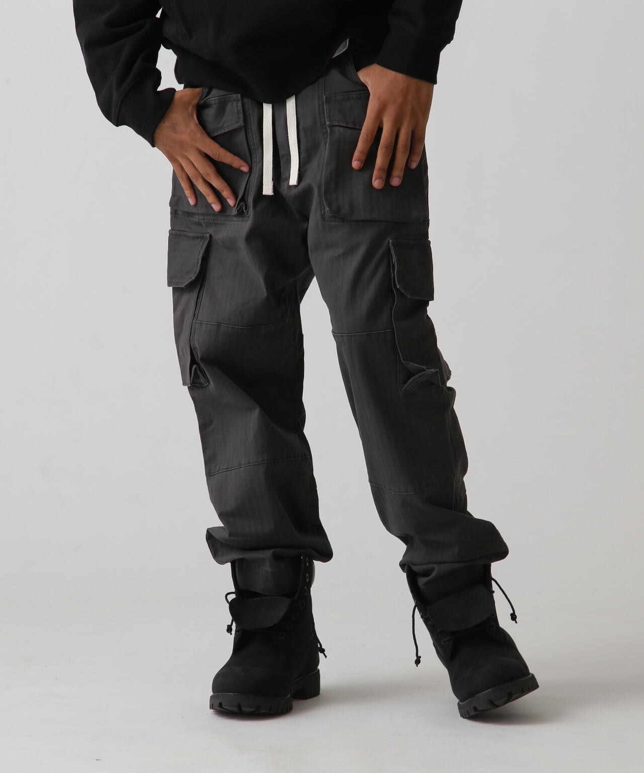 《AVIREX × EXPANSION》STRETCH BUSH CARGO PANTS / 伸縮布什口袋褲