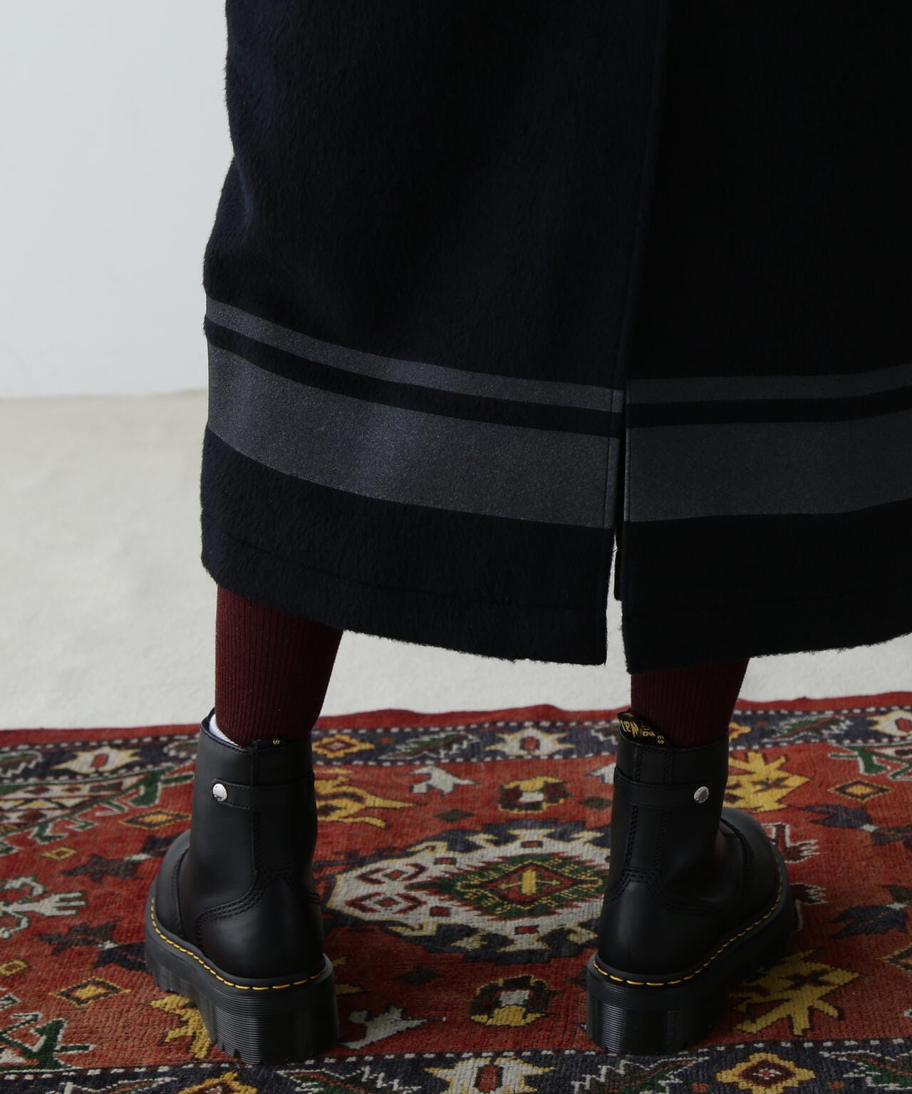 SLIVER KNIT LONG COAT/銀色針織長款大衣