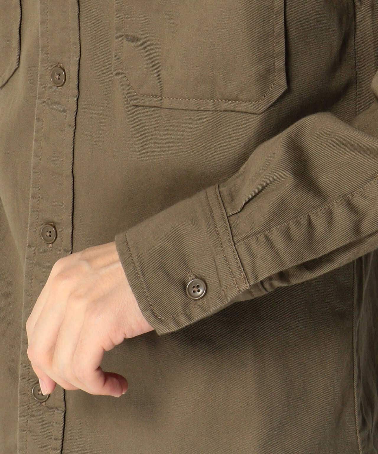 AVIREX/阿維雷克斯/FATIGUE KHAKI SHIRT/長袖迷彩卡其色襯衫