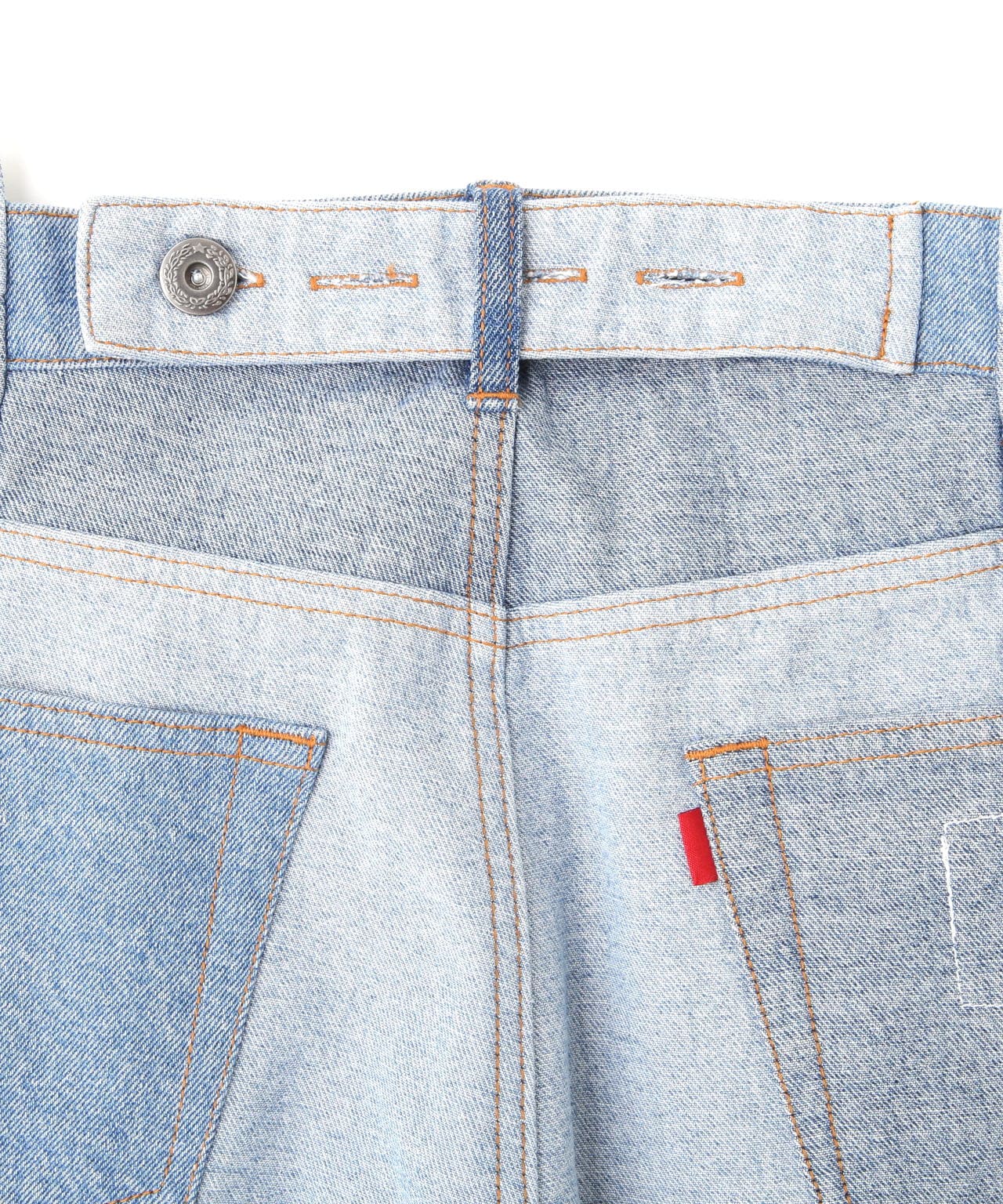 DankeSchon/ダンケシェーン/PREMIUM reDENIM SHIFT 2CM PANTS/高級再生牛仔褲