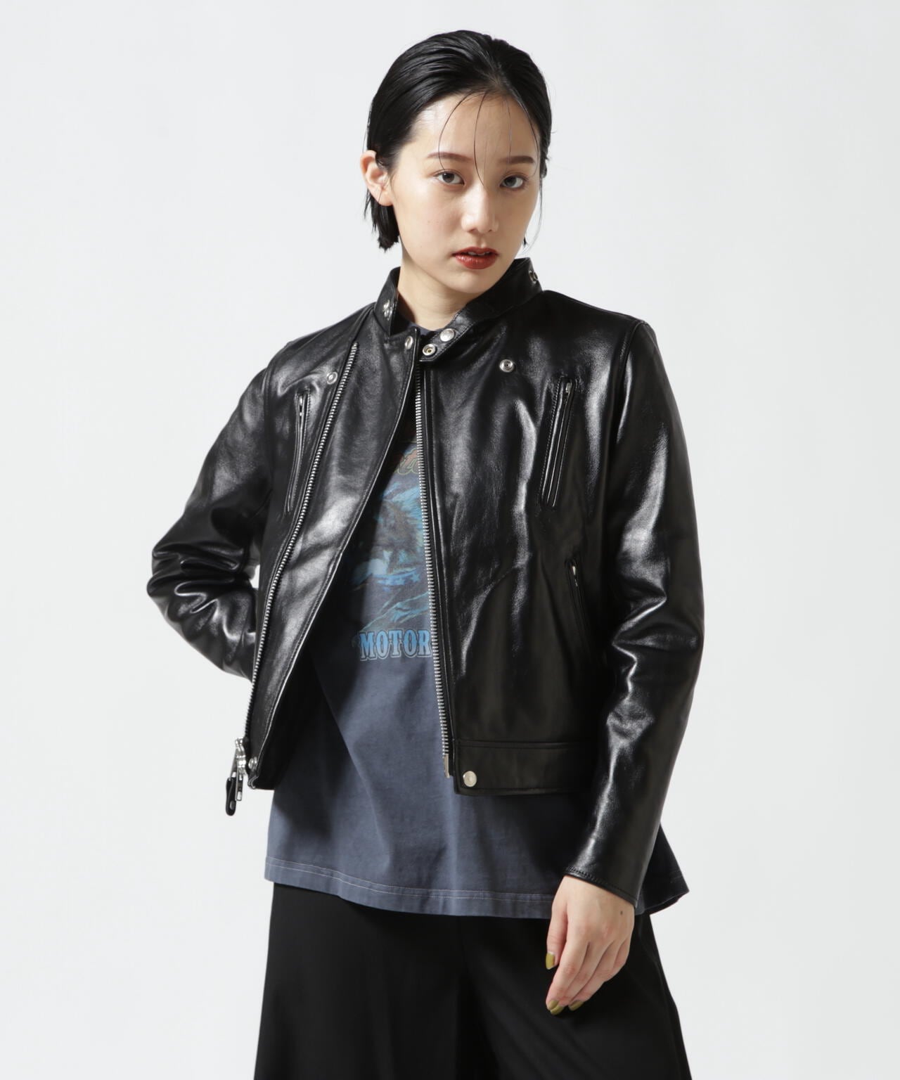 【女士】雙排扣騎手外套/雙排扣 騎手